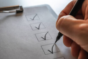 Waarom een checklist gebruiken ?